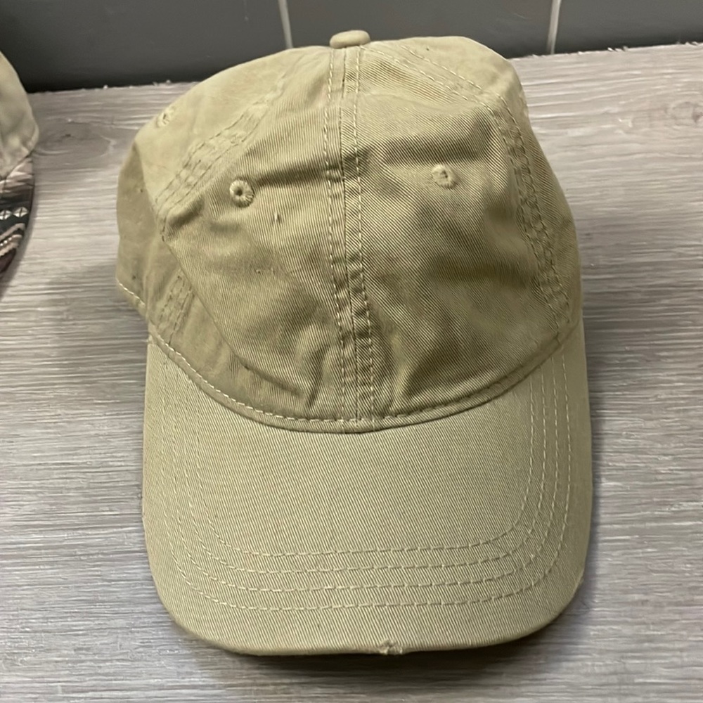 Plain khaki/beige dad hat